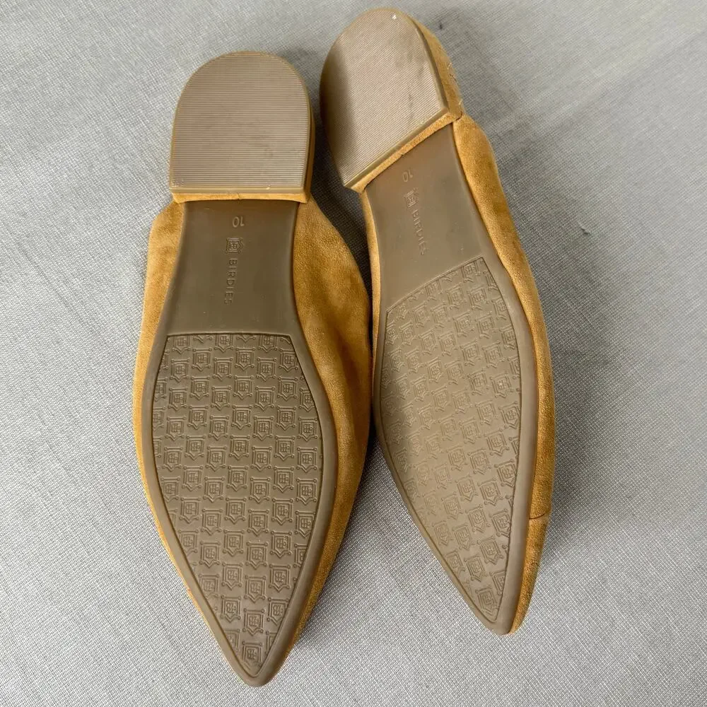 Birdies The Swan Suede Slide Pointed Toe Mule - Picture 5 of 9